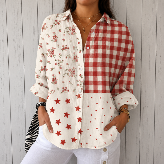 Maja – Lagana Bluza S jedinstvenim uzorkom