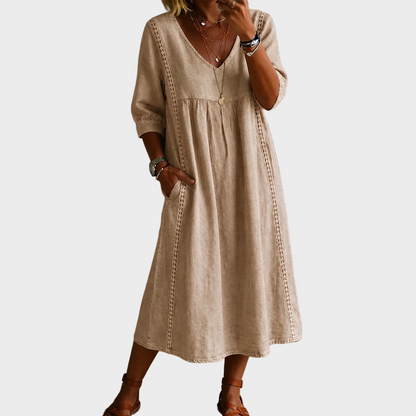 Sara – Lanena Haljina