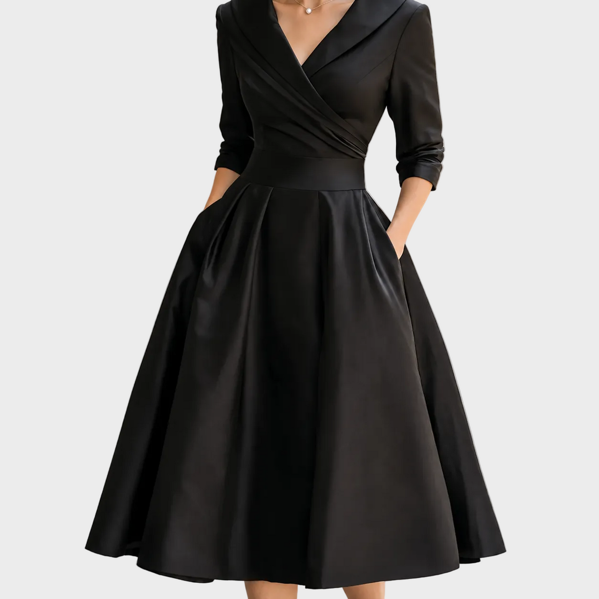 Adriana – Elegantna Midi Haljina