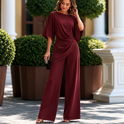 Katarina – Elegantni Kombinezon Širokih Nogavica
