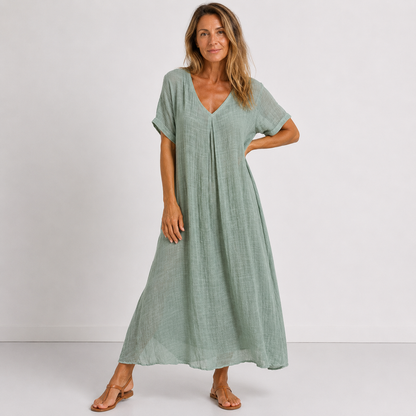 Alina – Prozračna Lanena maxi haljina