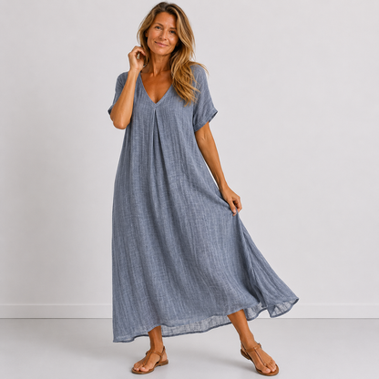 Alina – Prozračna Lanena maxi haljina