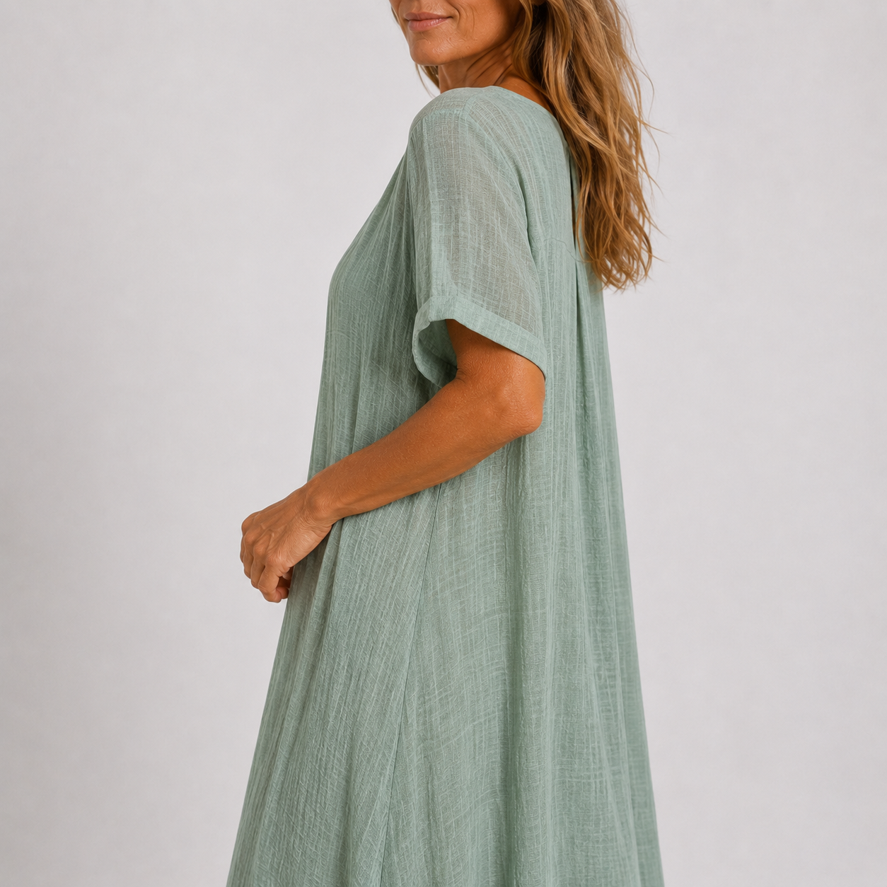 Alina – Prozračna Lanena maxi haljina