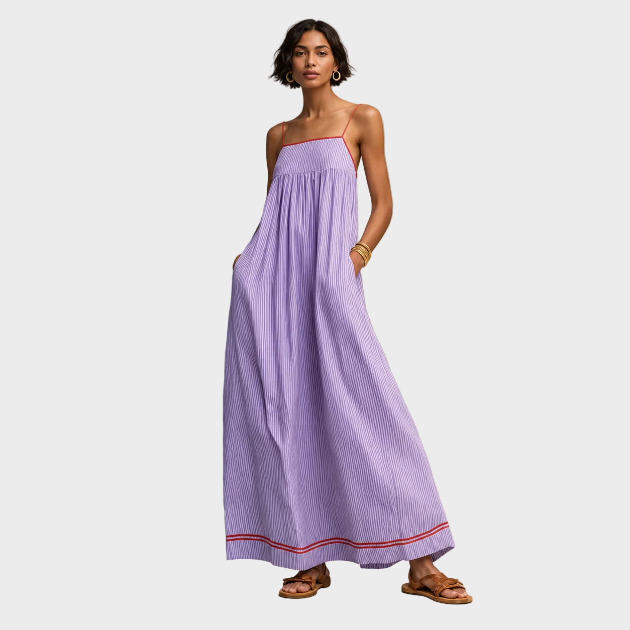 Tina – Prugasta maxi haljina