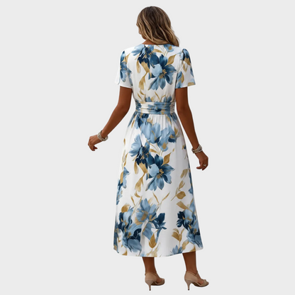 Nika – Elegantna Cvjetna midi haljina