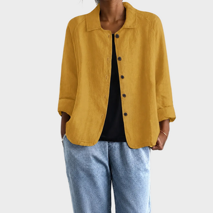 Ajda – Elegantna Lanena Jakna