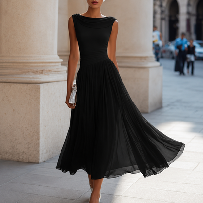 Lara – Elegantna Plisirana Haljina