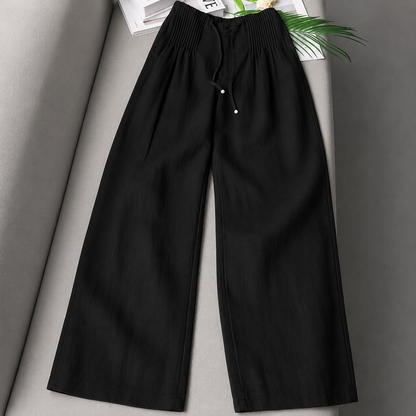 Nina – Elegantne Hlače Širokog Kroja