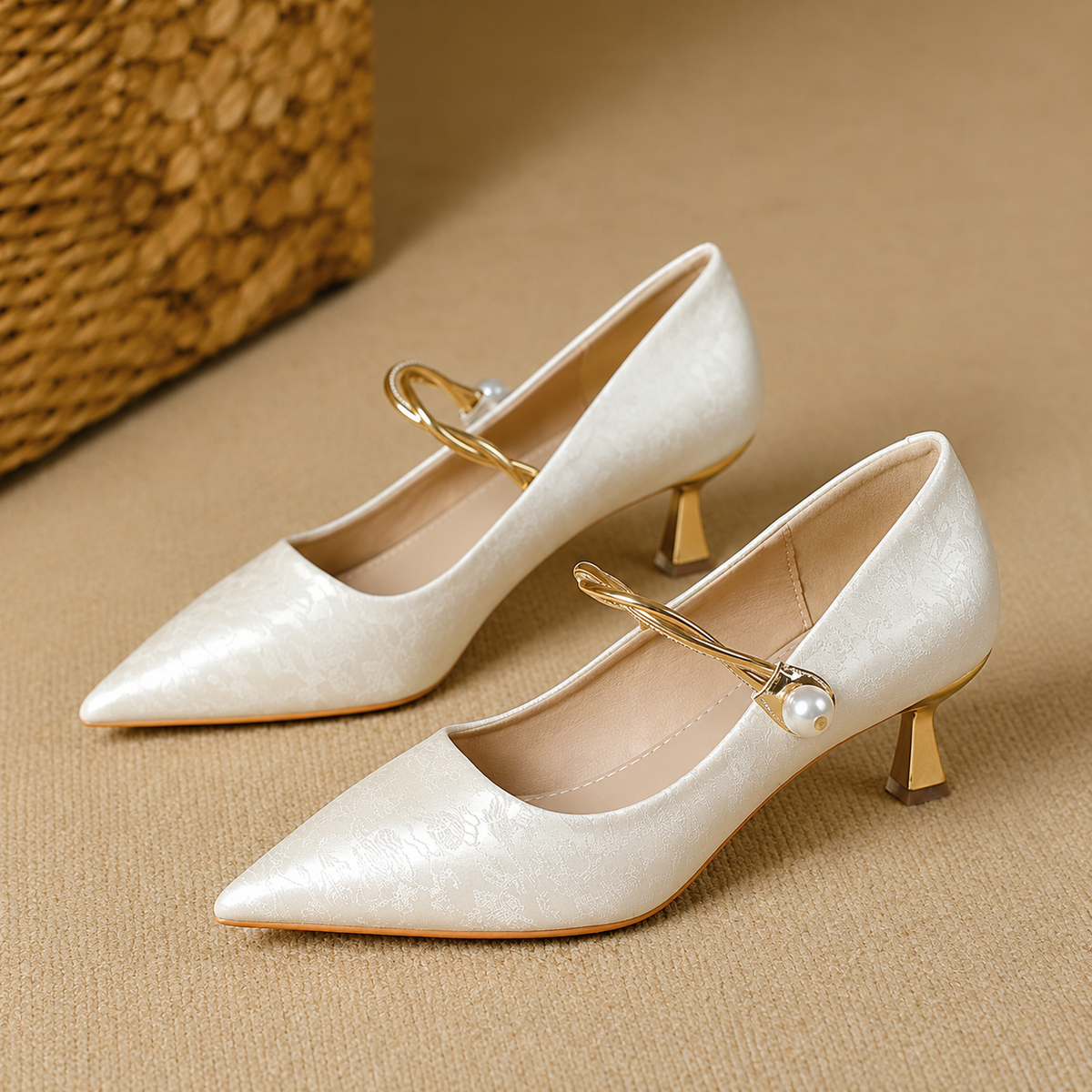 Valentina – Elegantne Cipele S Biserom