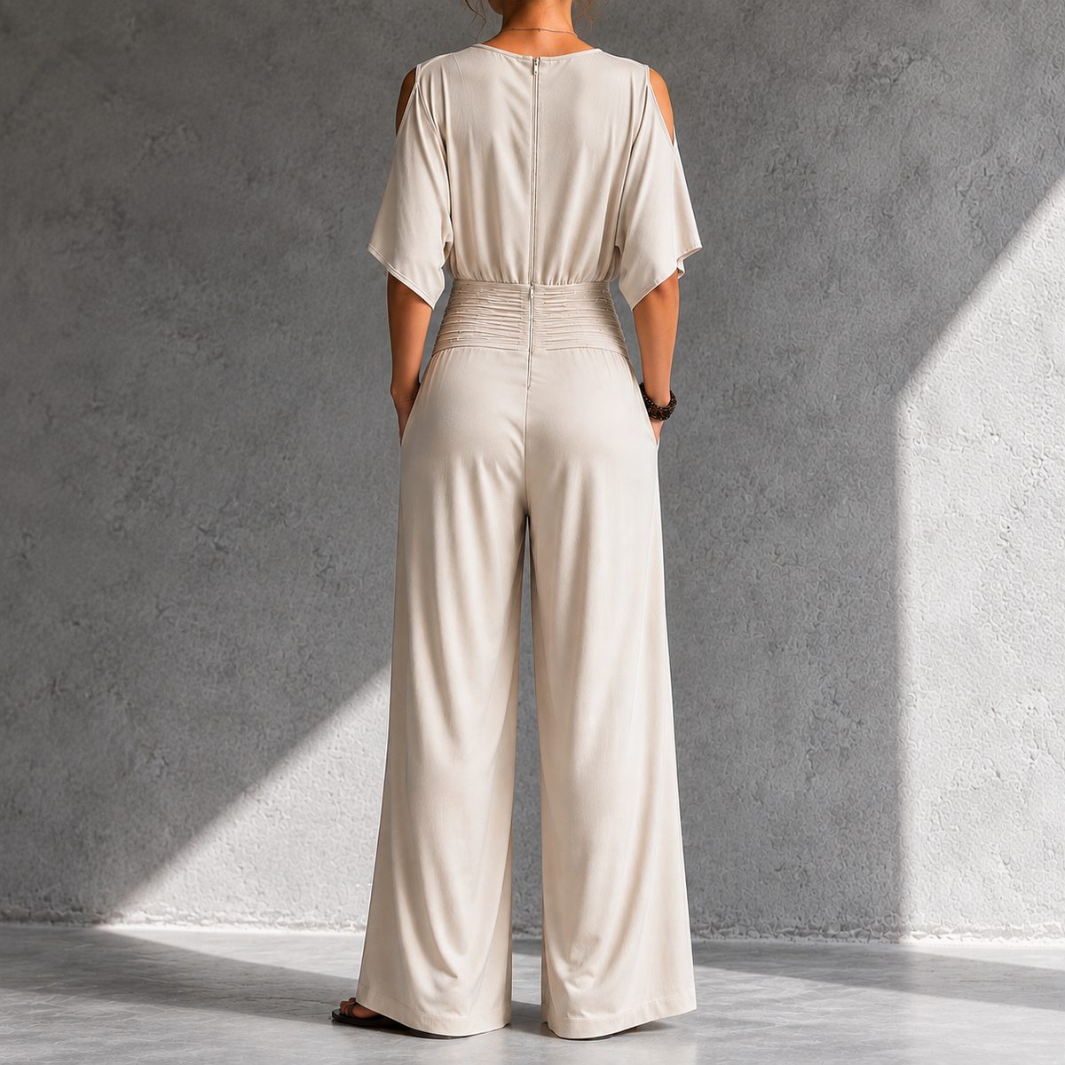 Marina – Elegantni Kombinezon Širokih Nogavica
