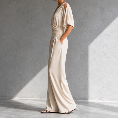Marina – Elegantni Kombinezon Širokih Nogavica
