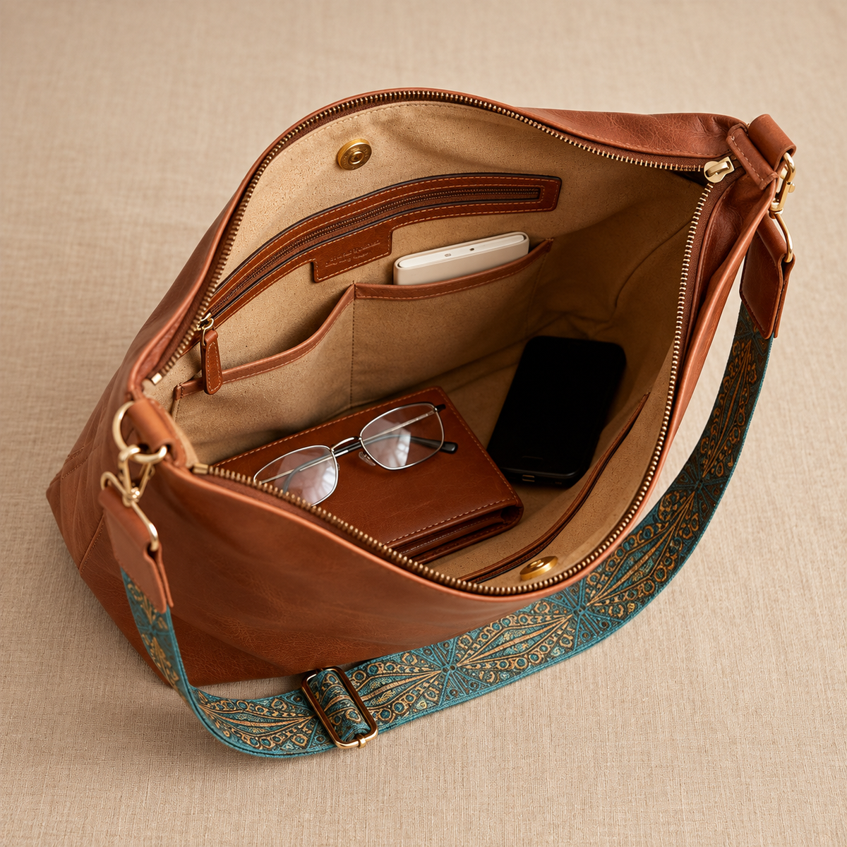 Lucija – Elegantna Torba S Ukrasnim Remenom