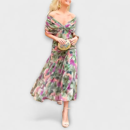 Aurora - Elegantne maxi haljine s s U-izrezom