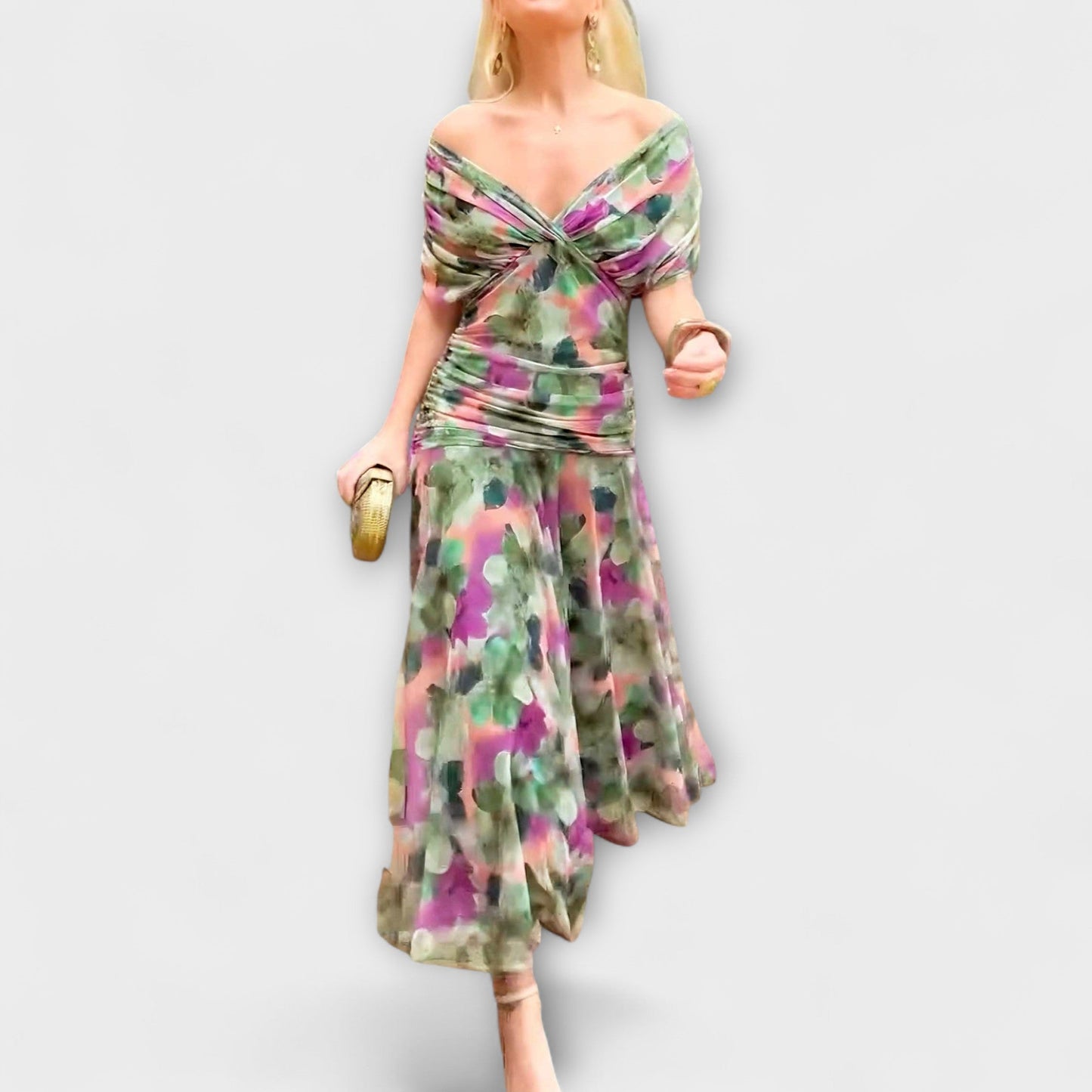 Aurora - Elegantne maxi haljine s s U-izrezom