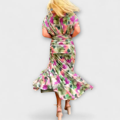 Aurora - Elegantne maxi haljine s s U-izrezom