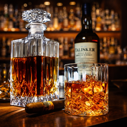 boca za viski - Komplet boce i kozarcev
