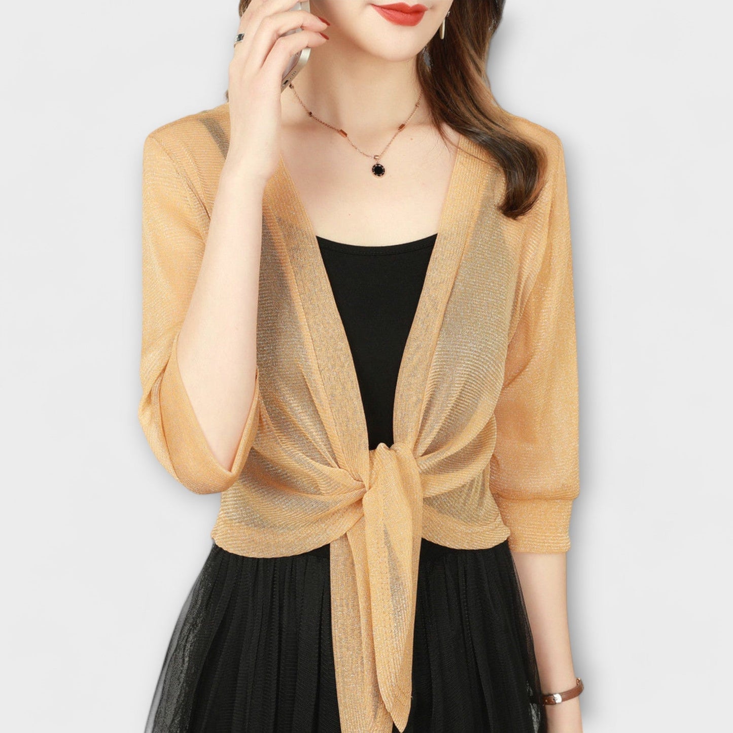 Olivia - Bluza s odprtim sprednjim delom