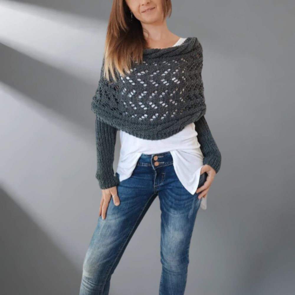 Celeste – Elegantni Pleteni Šal