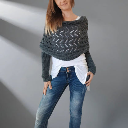 Celeste – Elegantni Pleteni Šal