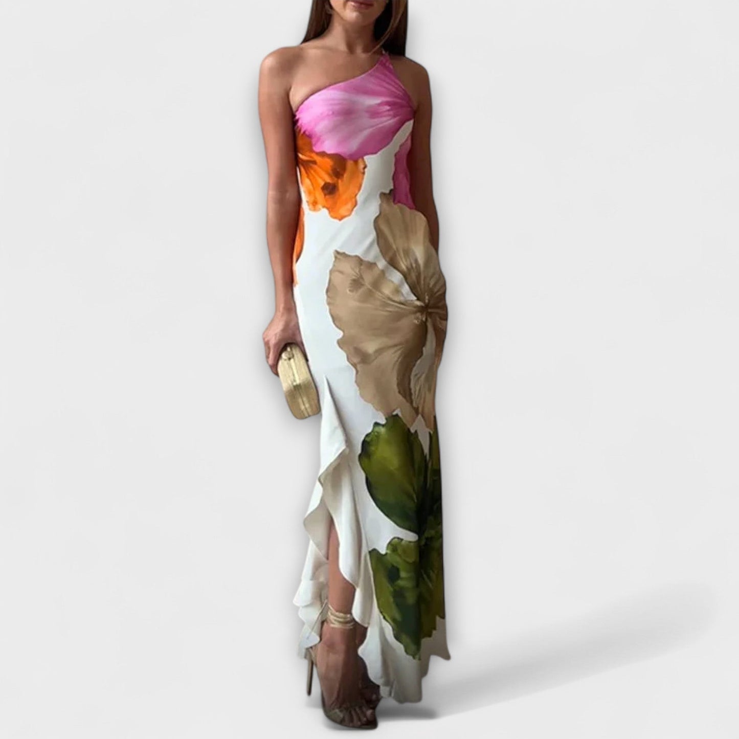 Sapphire - Elegantne Maxi Odjevni komad s Patchworkom