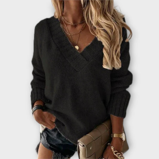 Jane - Topao džemper s s U-izrezom