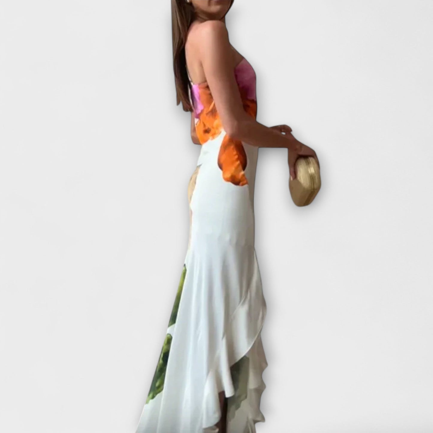 Sapphire - Elegantne Maxi Odjevni komad s Patchworkom