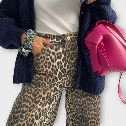Chandra - Vintage traper s leopardovim s uzorkom