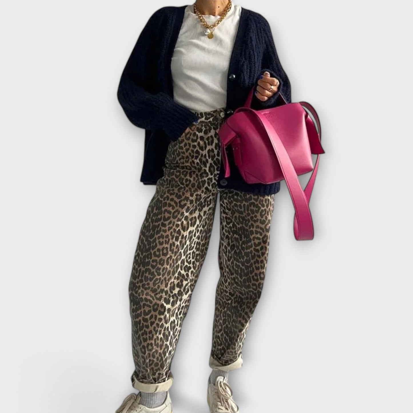 Chandra - Vintage traper s leopardovim s uzorkom