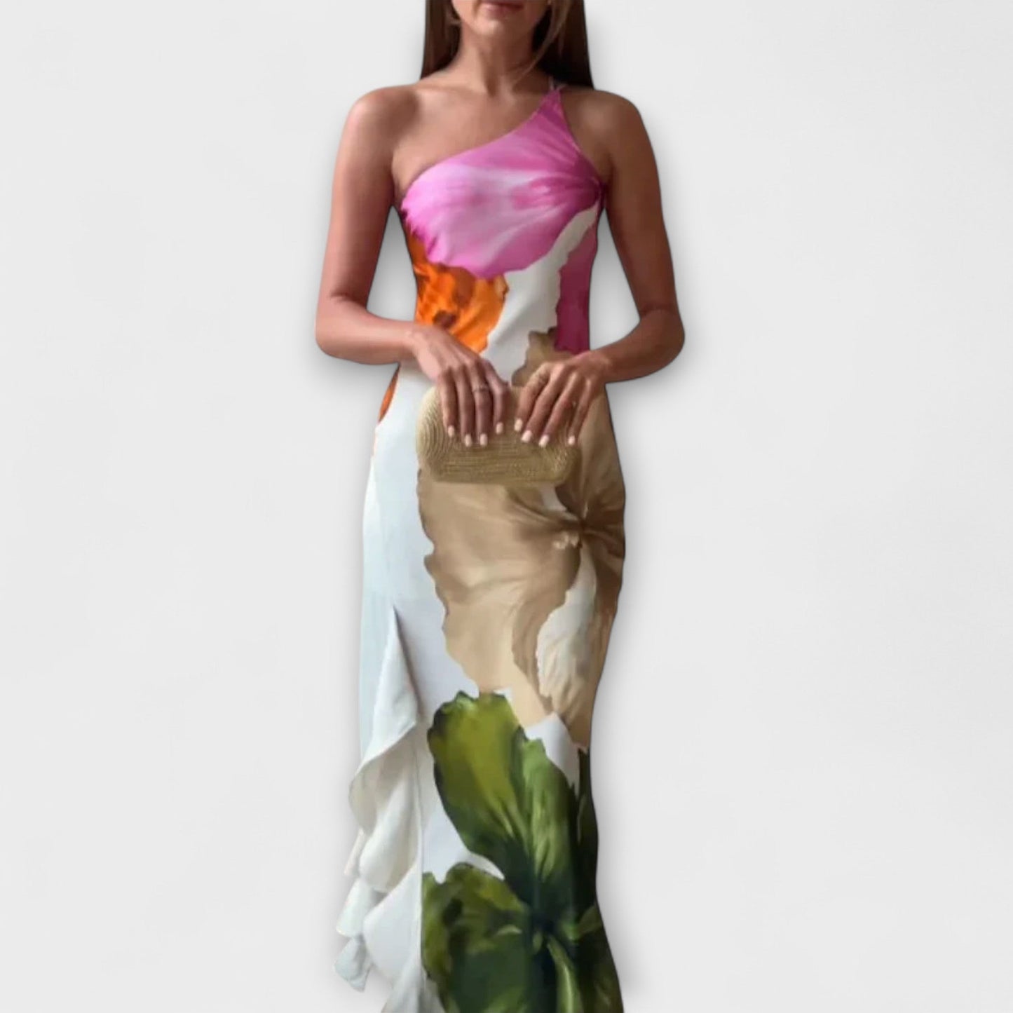 Sapphire - Elegantne Maxi Odjevni komad s Patchworkom