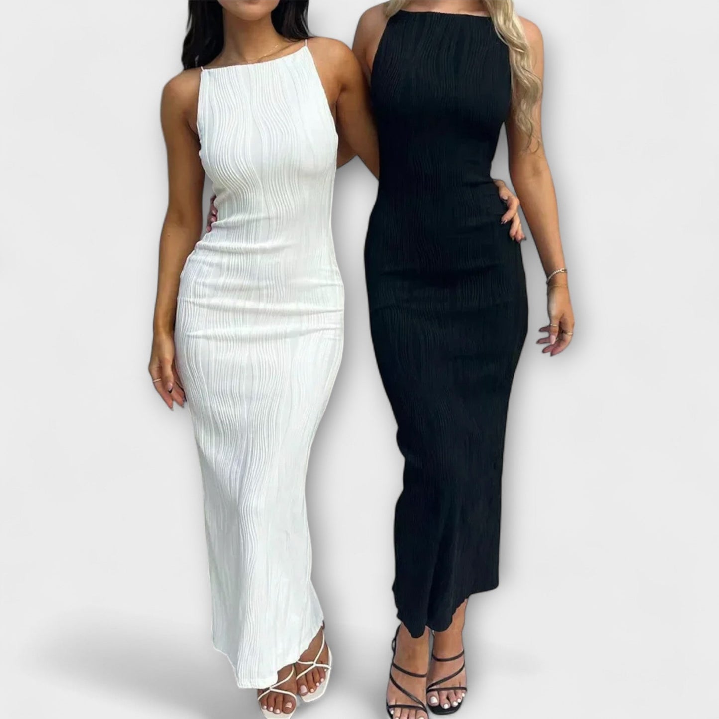 Ines - maxi haljina s Naborki