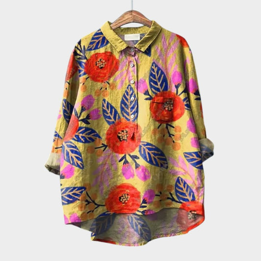 Livia | Premium bluza s čipkastim obdelovanjem