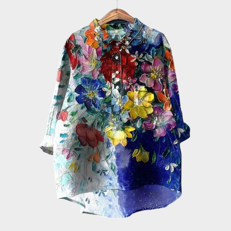 Lena | Premium bluza s cvjetnim vezeninami