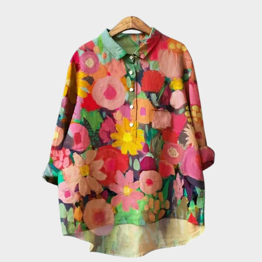 Yvonne | Premium bluza s čipkastim završetkom