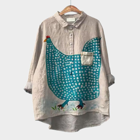 Yvonne | Premium bluza s čipkom
