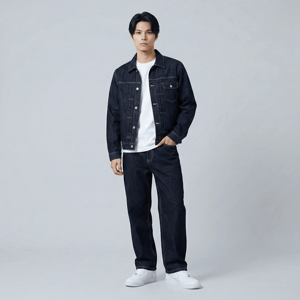 Shiro - Kompletna japonska traper jakna 14oz