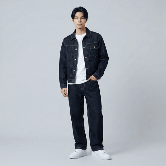 Shiro - Kompletna japonska traper jakna 14oz