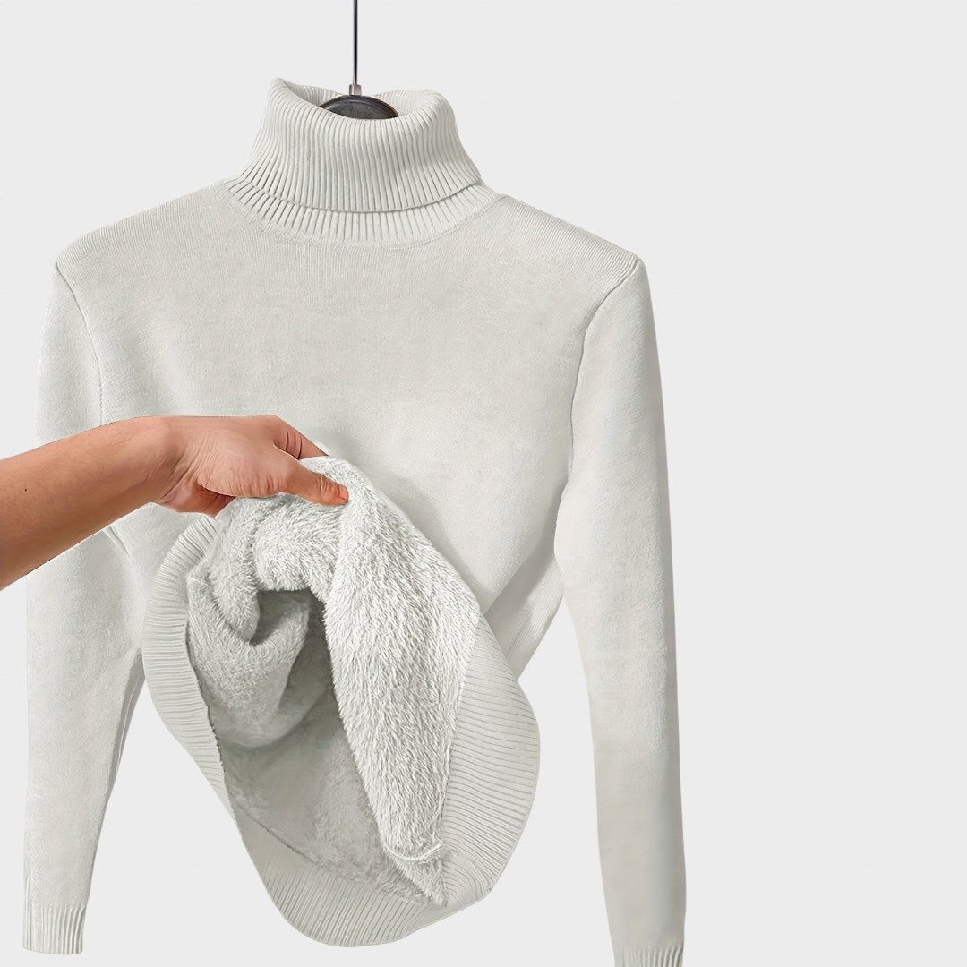 Kaja - Mekana Džemper s Turtleneck Ovratnikom