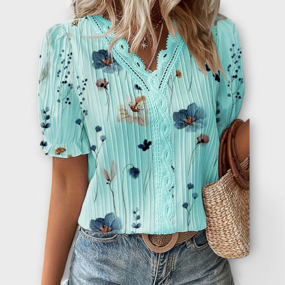 Emily - Moderna bluza s s U-izrezom