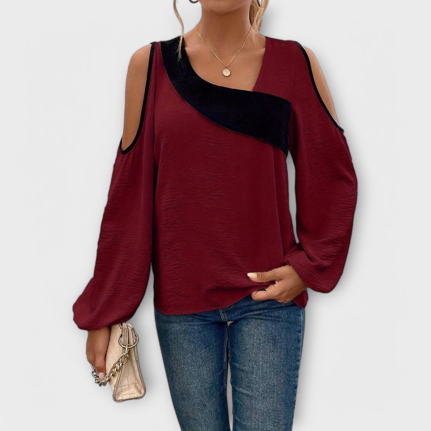 Scarlett - Bluza s kvadratnim izrezom