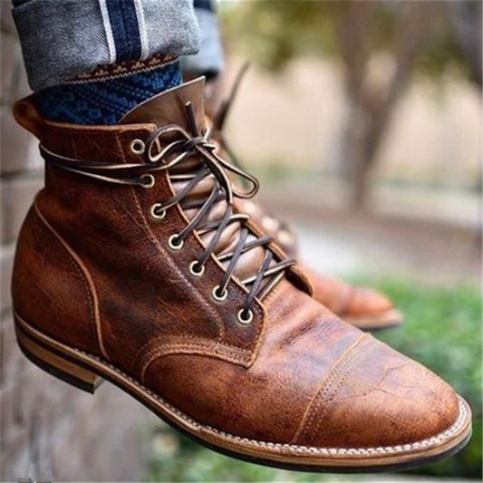 Henry™ – Kožne čizme u retro stilu