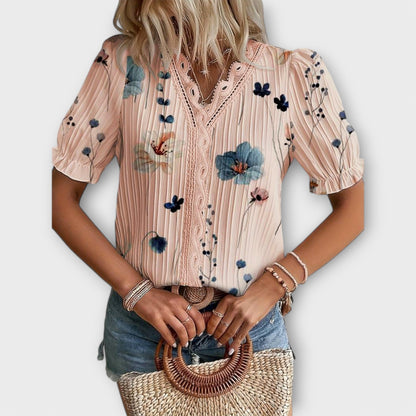 Emily - Moderna bluza s s U-izrezom