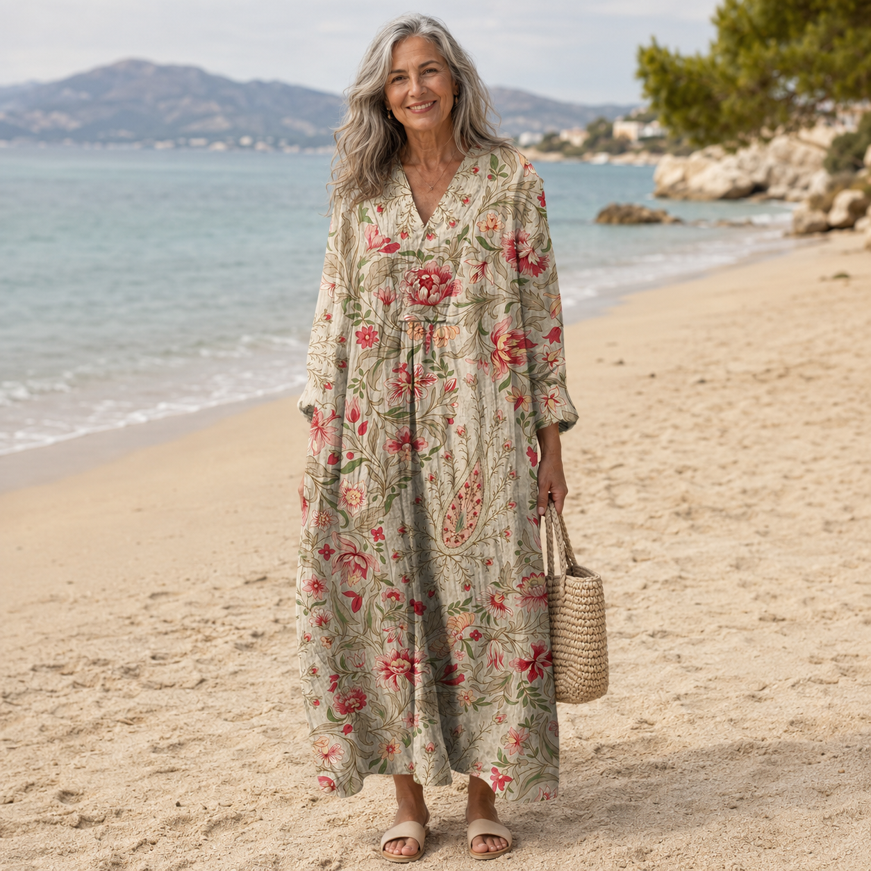 Dragica – Paisley midi haljina