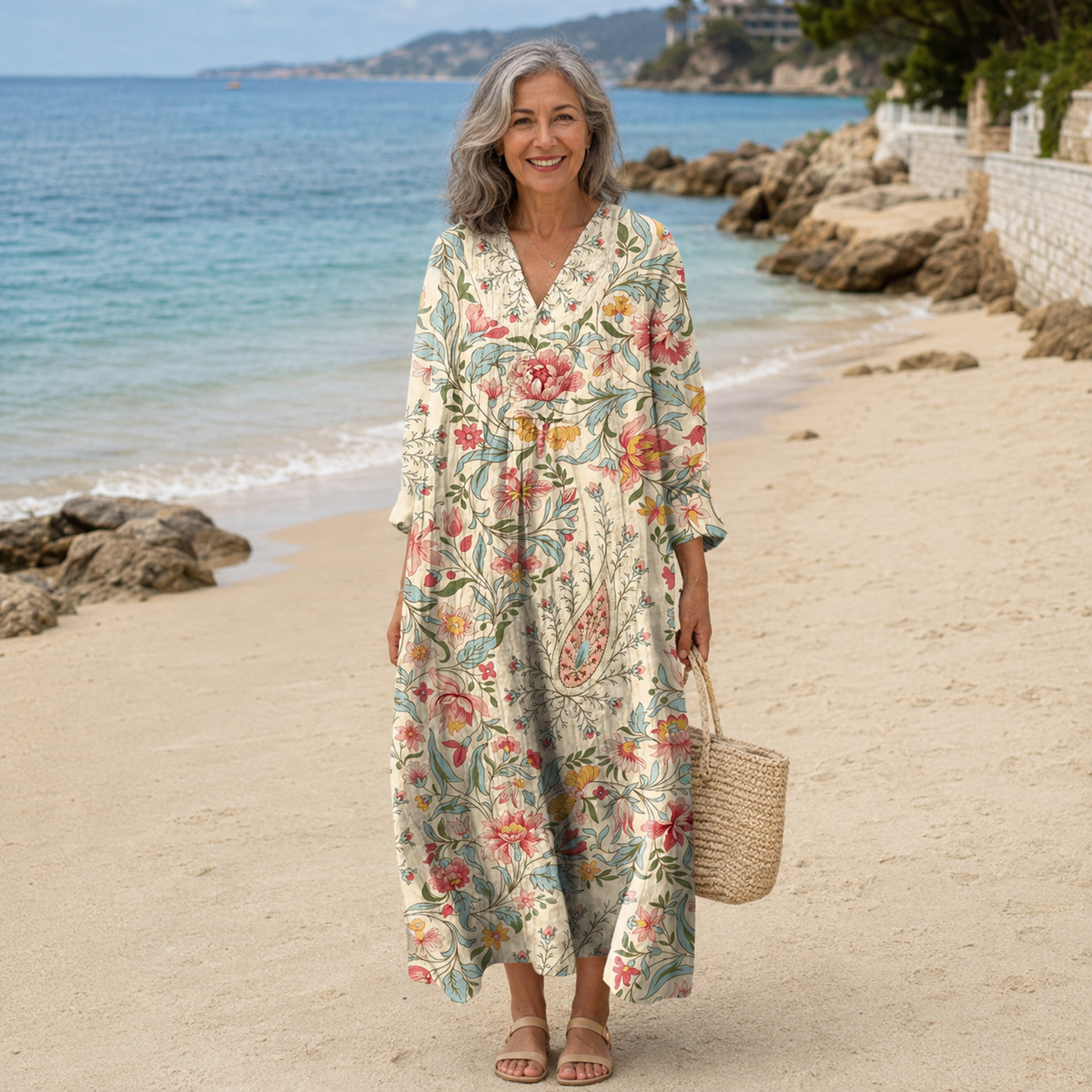 Dragica – Paisley midi haljina