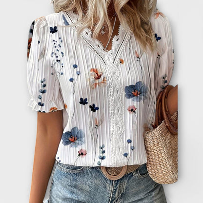 Emily - Moderna bluza s s U-izrezom