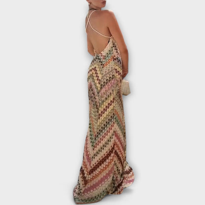 Remi - maxi haljina s barvitim herringbone s uzorkom od Missoni