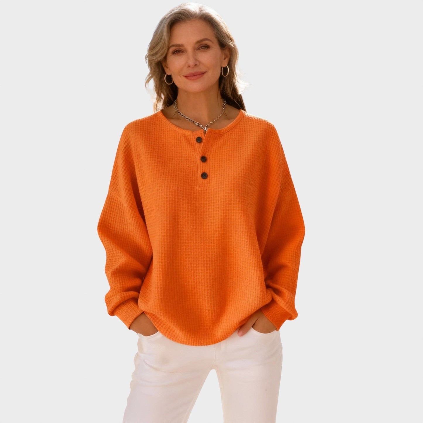 Mia – Udobna Henley Majica
