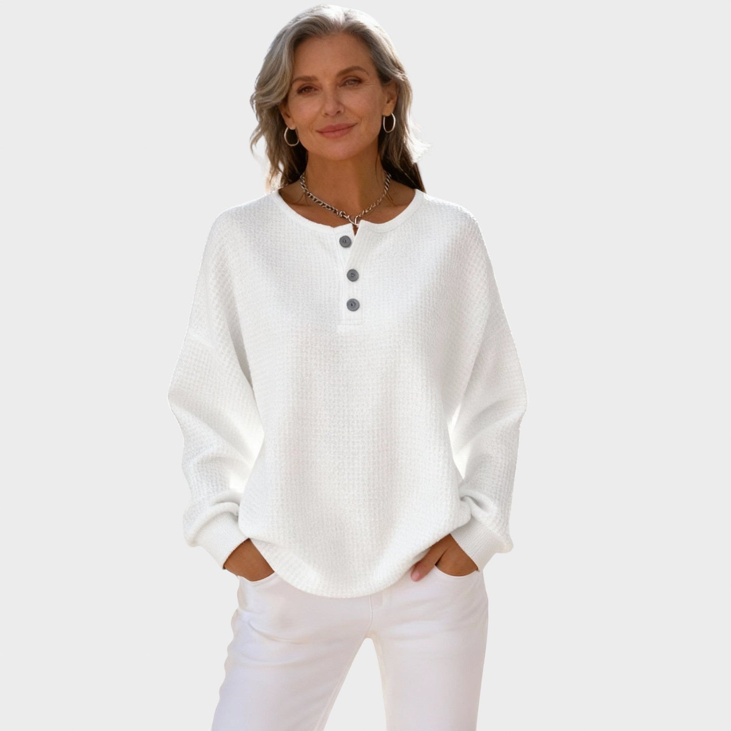 Mia – Udobna Henley Majica