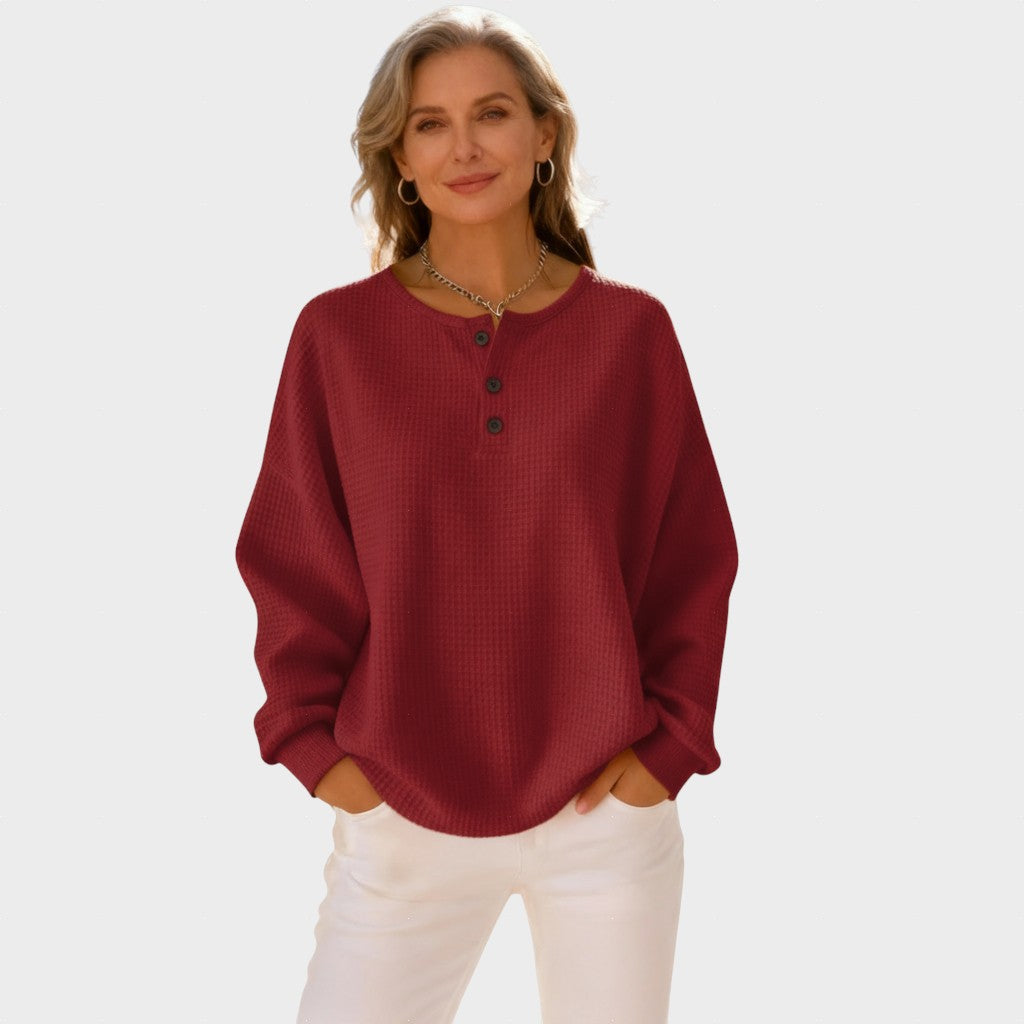 Mia – Udobna Henley Majica