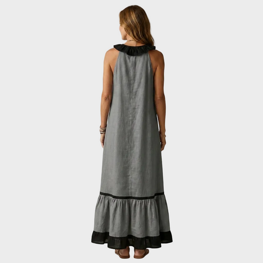 Amelia – Elegantna Lanena duga haljina