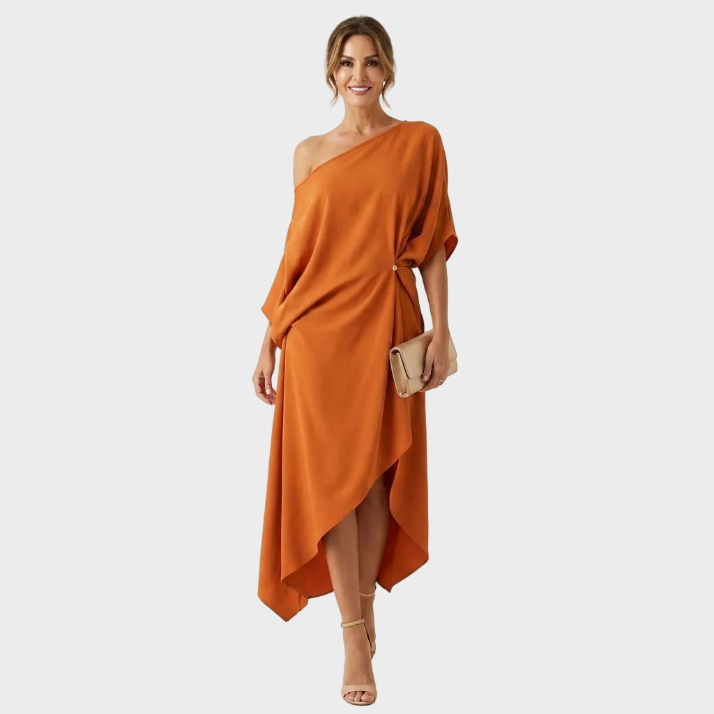 Lara – Elegantna Asimetrična Haljina